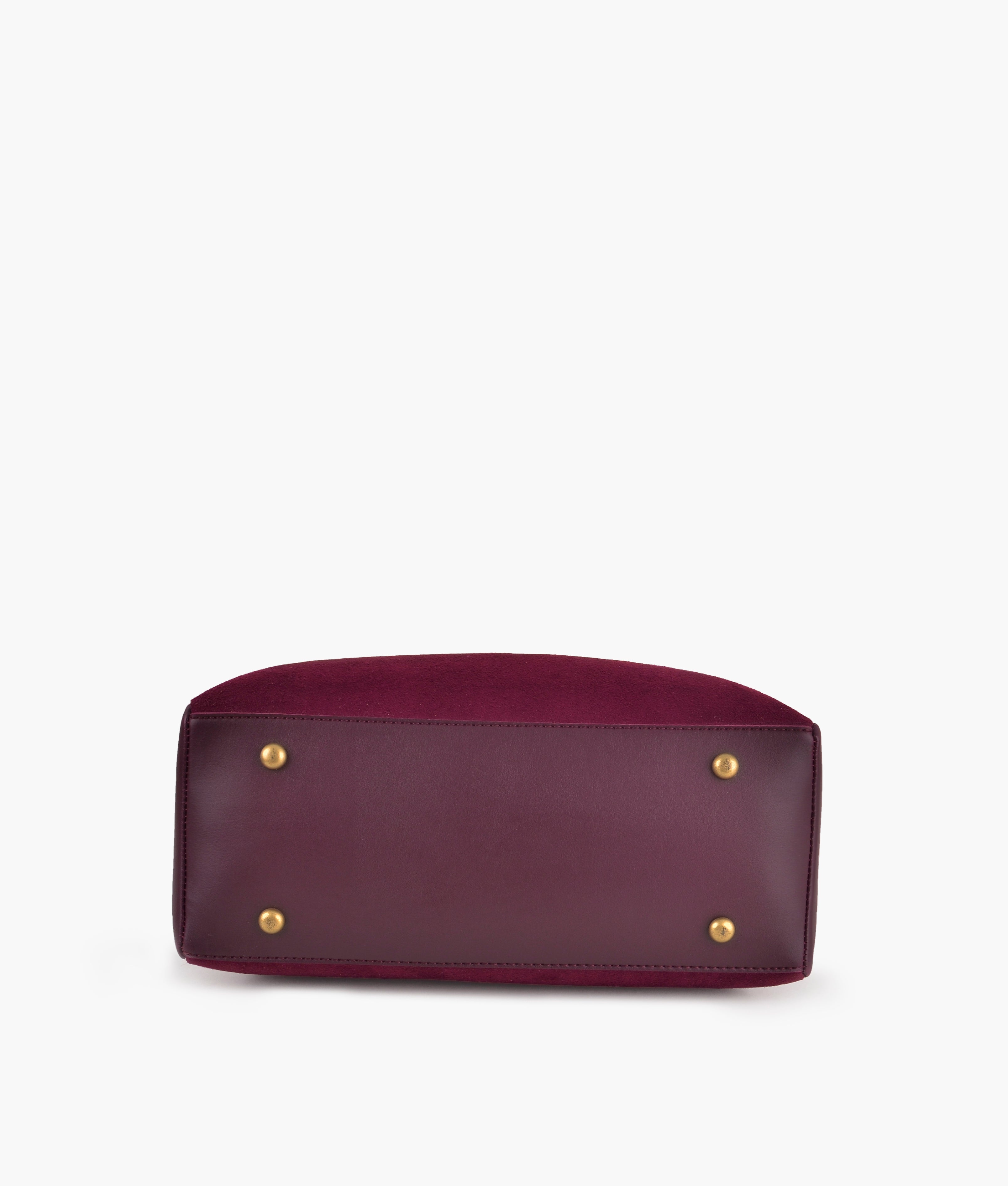 RTW Creation - Burgundy suede mini bag