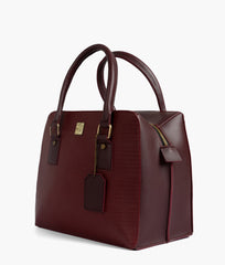 RTW Creation - Burgundy mini duffle bag