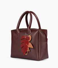 RTW Creation - Burgundy mini bowling bag