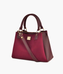 RTW Creation - Burgundy suede mini bag