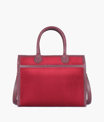 RTW Creation - Burgundy suede vintage handbag