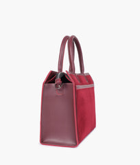 RTW Creation - Burgundy suede vintage handbag