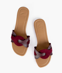 RTW Creation - Burgundy suede flats