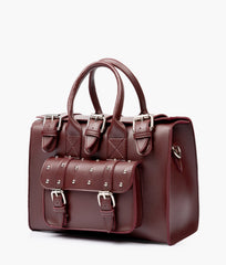 RTW Creation - Burgundy wilderness satchel bag