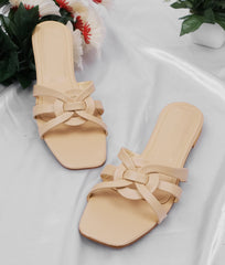 RTW Creation - Casual beige slip-on