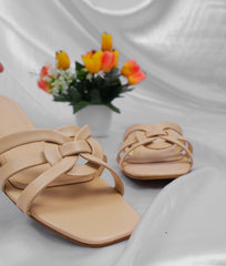 RTW Creation - Casual beige slip-on