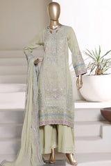 Afsany By Sada Bahar Stitched 3 Piece Luxury Chiffon Vol-01 Suit-CF-12-PISTA