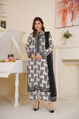 Gulbahar By Arha Eman Stitched Summer Suit-Twilight – Chikankari Embroidered 3 Piece Suit