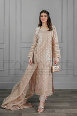 Manahils Stitched Formals K-192-Classy Rosette Couture
