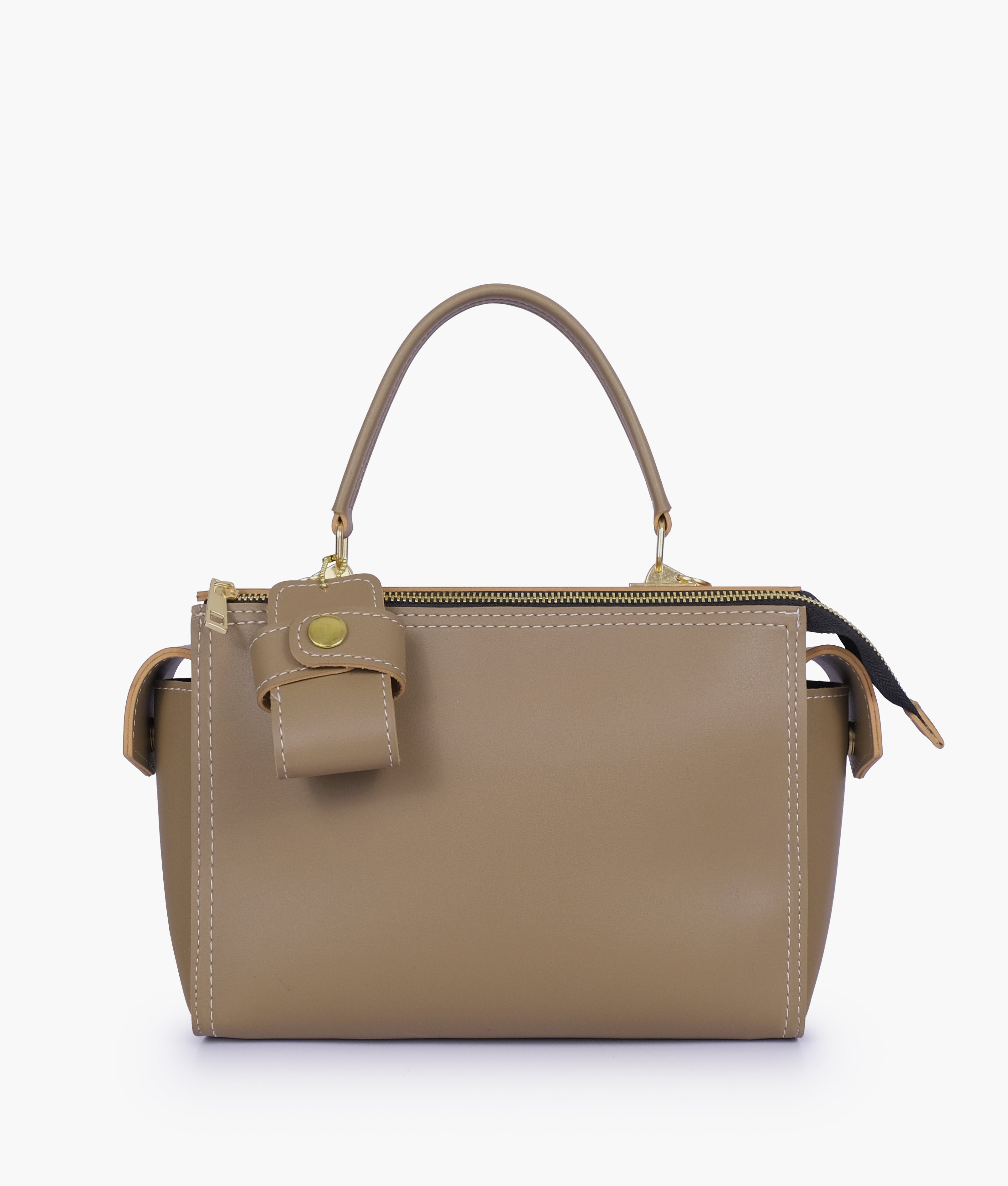 RTW Creation - Coffee bowling bag with top-handle