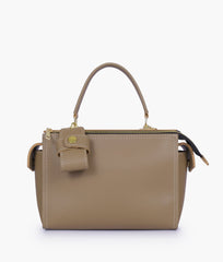 RTW Creation - Coffee bowling bag with top-handle