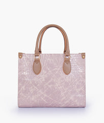 RTW Creation - Coffee on-the-go crocodile handbag