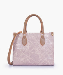 RTW Creation - Coffee on-the-go crocodile handbag