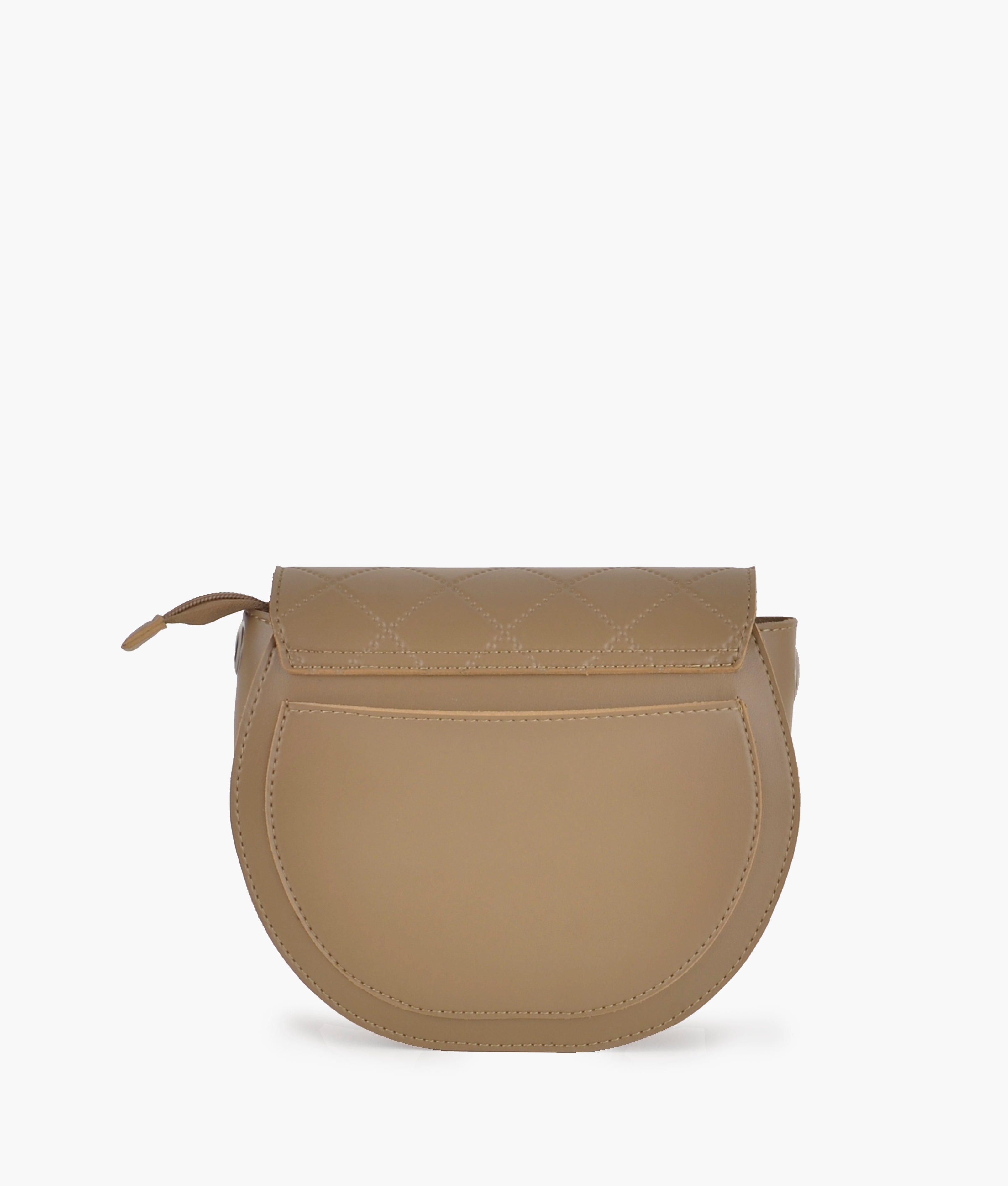 RTW Creation - Coffee saddle bag with front lock