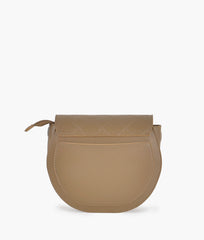 RTW Creation - Coffee saddle bag with front lock