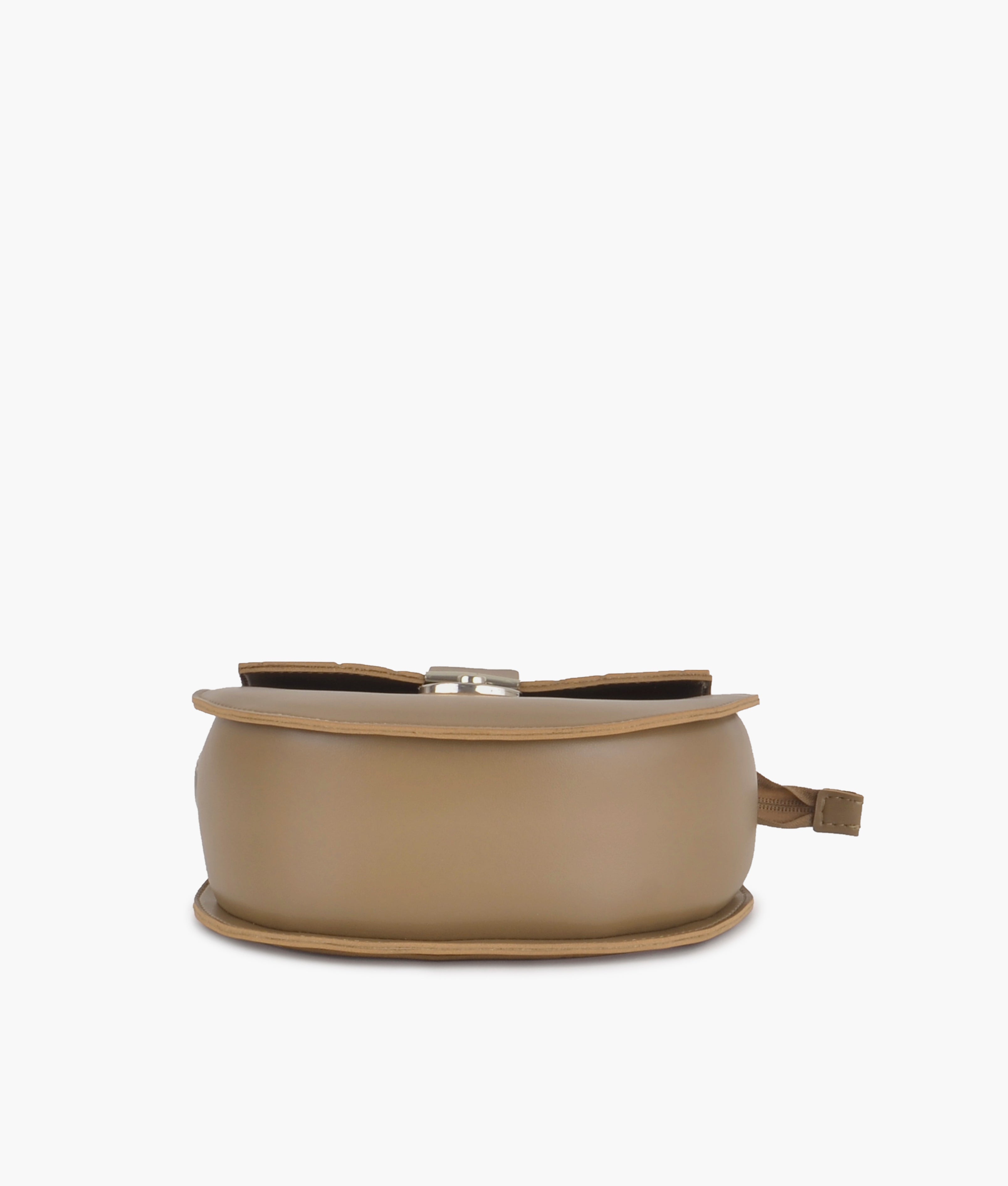 RTW Creation - Coffee saddle bag with front lock