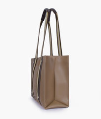 RTW Creation - Coffee long strap tote bag