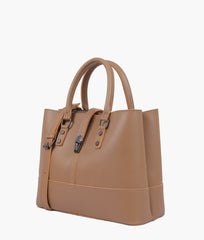 RTW Creation - Coffee multi-compartment shoulder bag