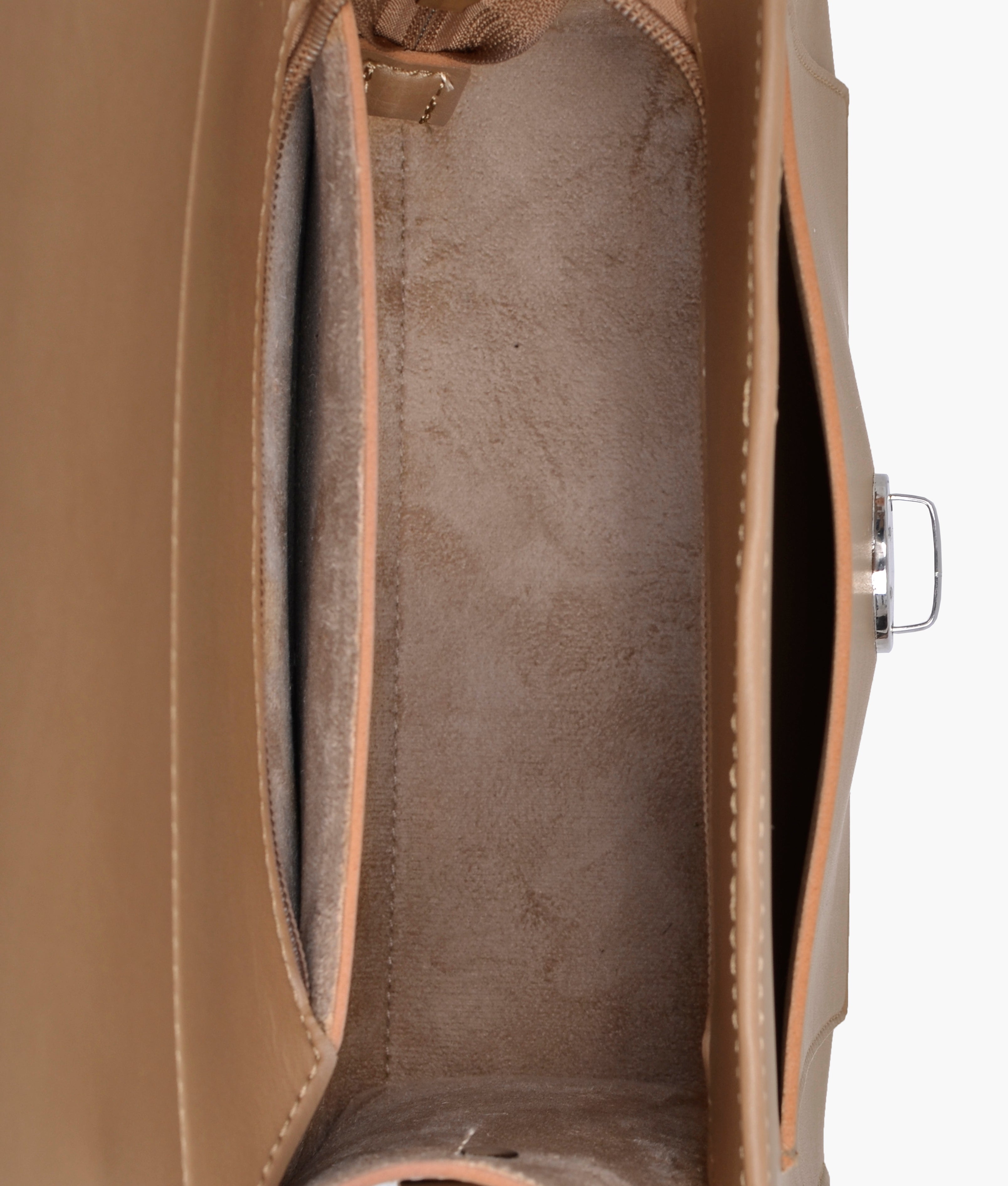 RTW Creation - Coffee push-lock messenger bag