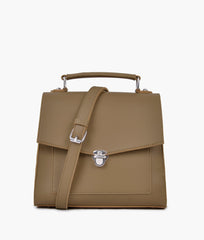 RTW Creation - Coffee push-lock messenger bag