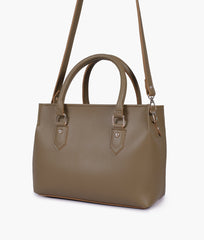 RTW Creation - Coffee small satchel bag