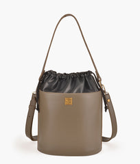 RTW Creation - Coffee top-handle bucket bag