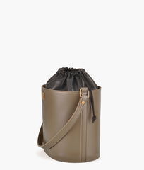 RTW Creation - Coffee top-handle bucket bag