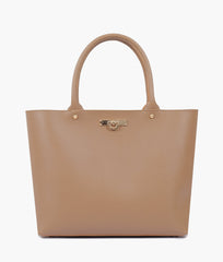 RTW Creation - Coffee zipper tote bag
