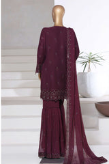 Afsany by Sada Bahar Stitched 3 Piece Luxury Chiffon Vol-14 Suit-CR-26-Purple