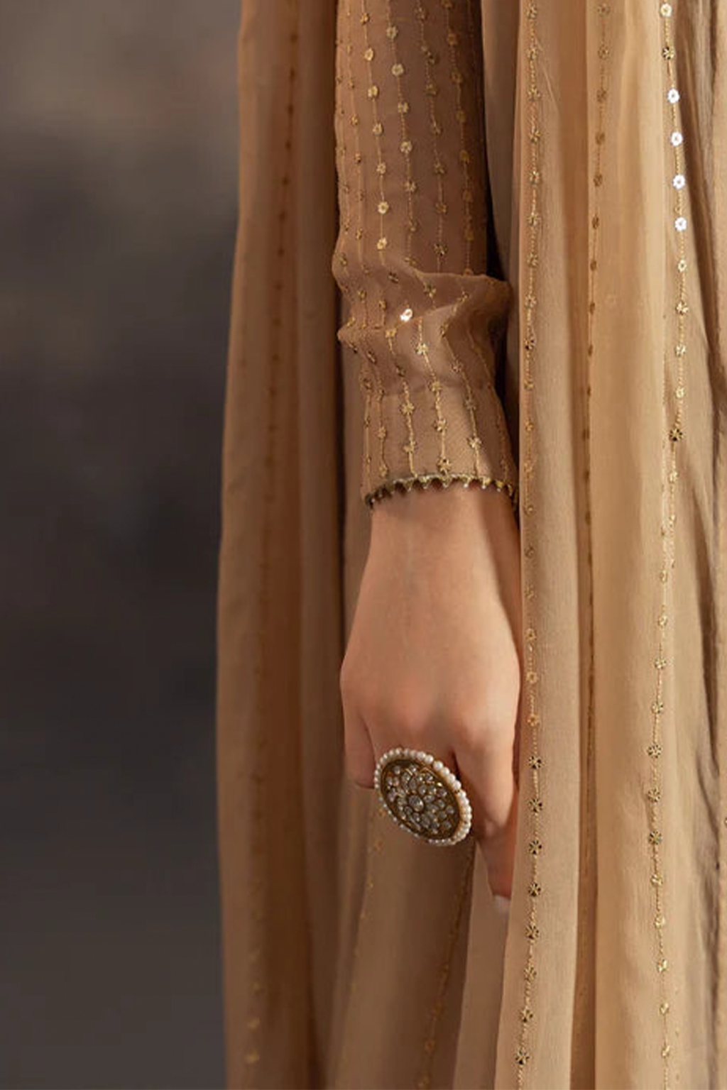 Meeral Luxe Stitched 3 Piece Formals Collection'2025-Zarina - Meeral Luxe