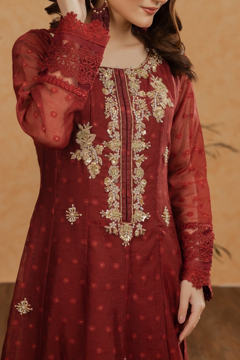 Manahils Stitched Formals K-204-Crown