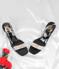 RTW Creation - Crystal black heels