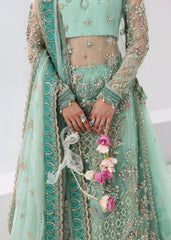 L'amore By Sardinia Unstitched 3 Piece Luxury Formals Handwork Edit Suit-Crystal Bloom