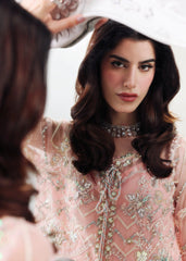 L'amore By Sardinia Unstitched 3 Piece Luxury Formals Handwork Edit Suit-Rose Dust