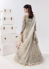 L'amore By Sardinia Unstitched 3 Piece Luxury Formals Handwork Edit Suit-Pearl Mist