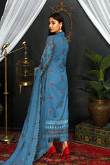 Threads & Weaves 3 PC - Embroidered Lawn Suit-L23206