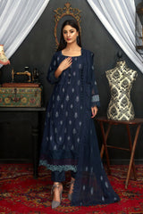 Threads & Weaves 3 PC - Embroidered Lawn Suit-L23203
