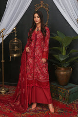 Threads & Weaves 3 PC - Embroidered Lawn Suit-L23205