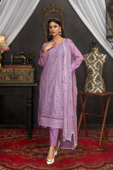 Threads & Weaves 3 PC - Embroidered Lawn Suit-L23202