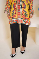 Gulbahar By Arha Eman Stitched Summer Suit-Daffodil Dreams – Yellow Co ord