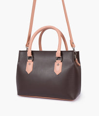 RTW Creation - Dark brown small satchel bag