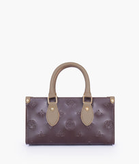 RTW Creation - Dark brown and coffee on-the-go mini bag