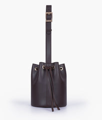 RTW Creation - Dark brown loop handle bucket bag