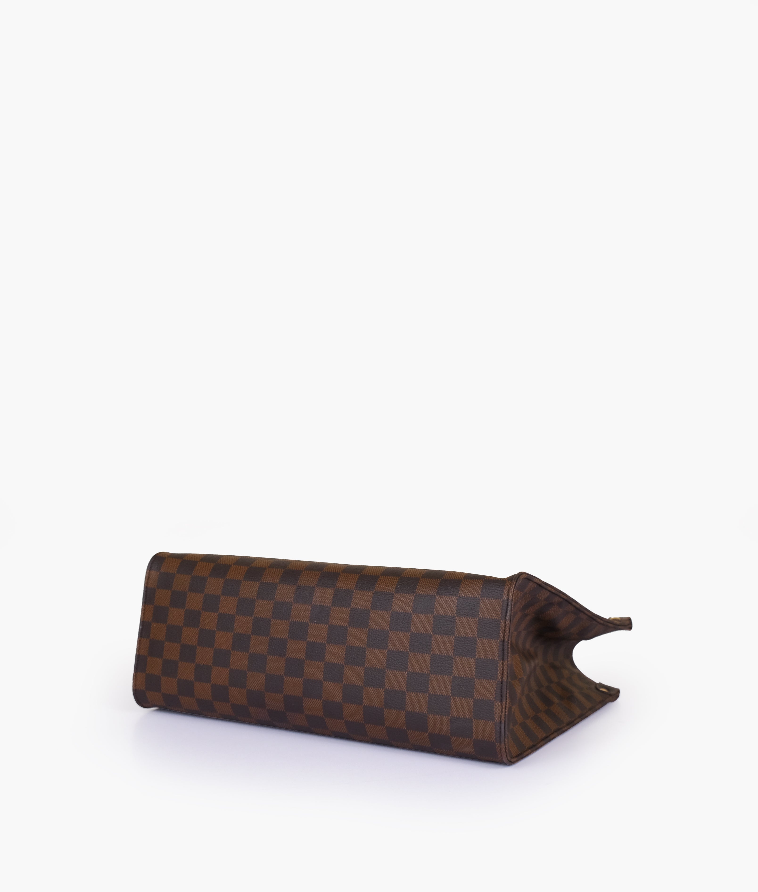 RTW Creation - Dark brown checkered everywear handbag