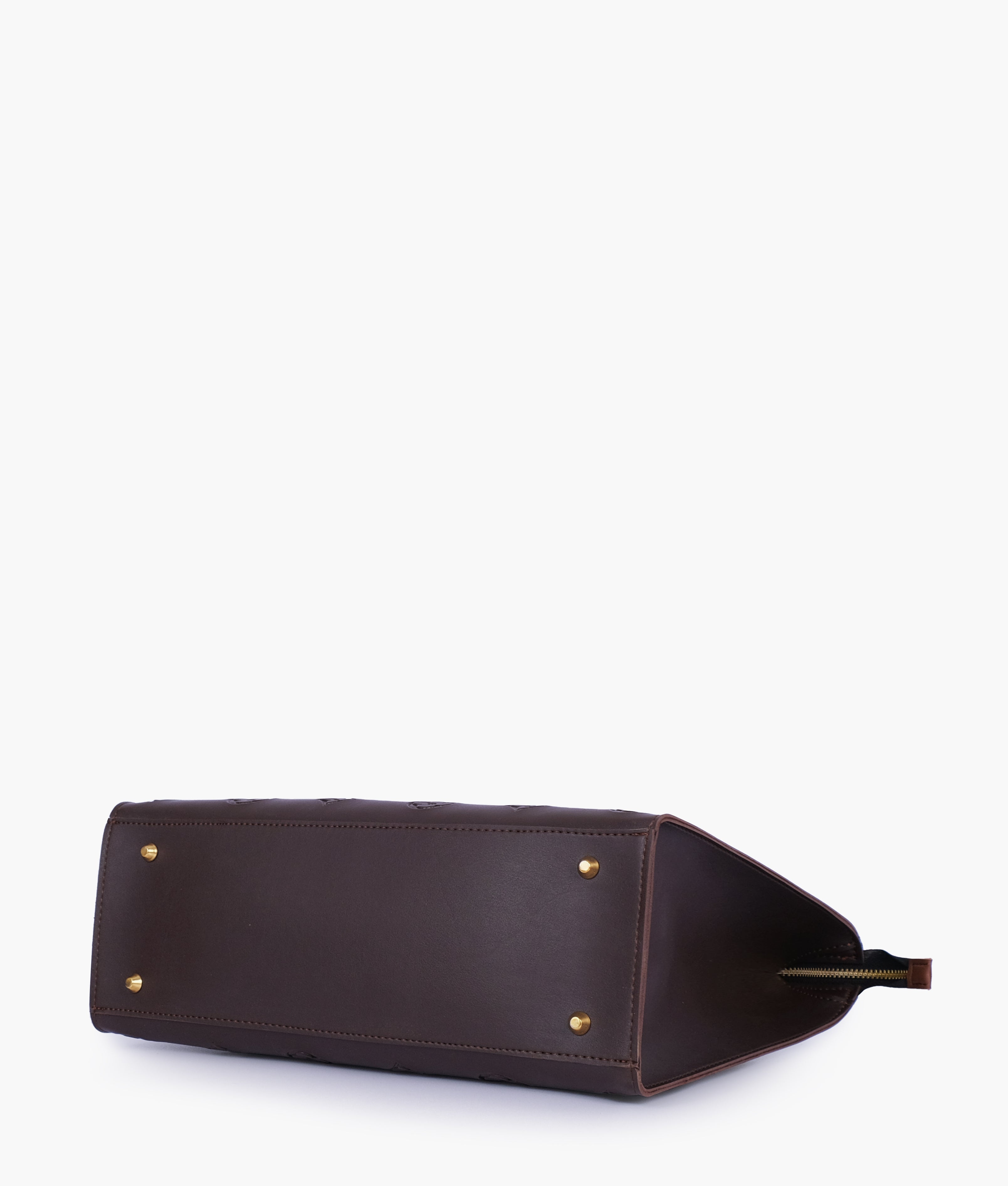 RTW Creation - Dark brown on-the-go handbag