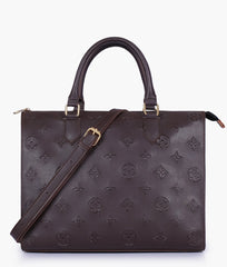 RTW Creation - Dark brown on-the-go handbag