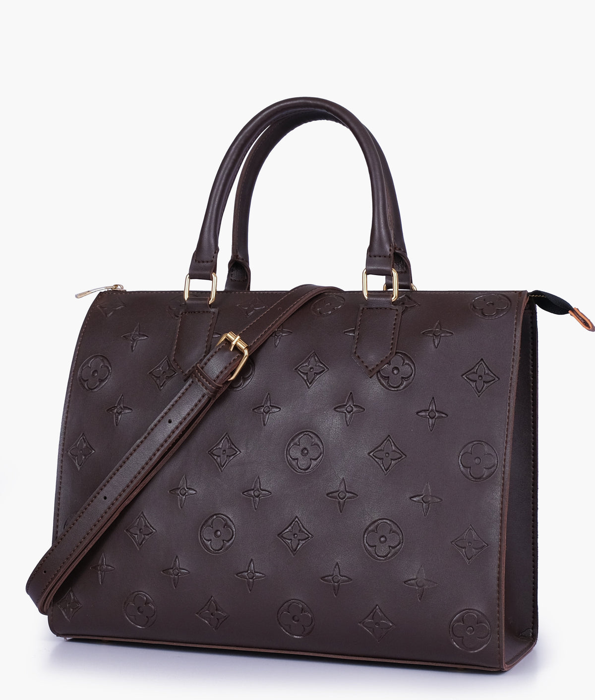 RTW Creation - Dark brown on-the-go handbag
