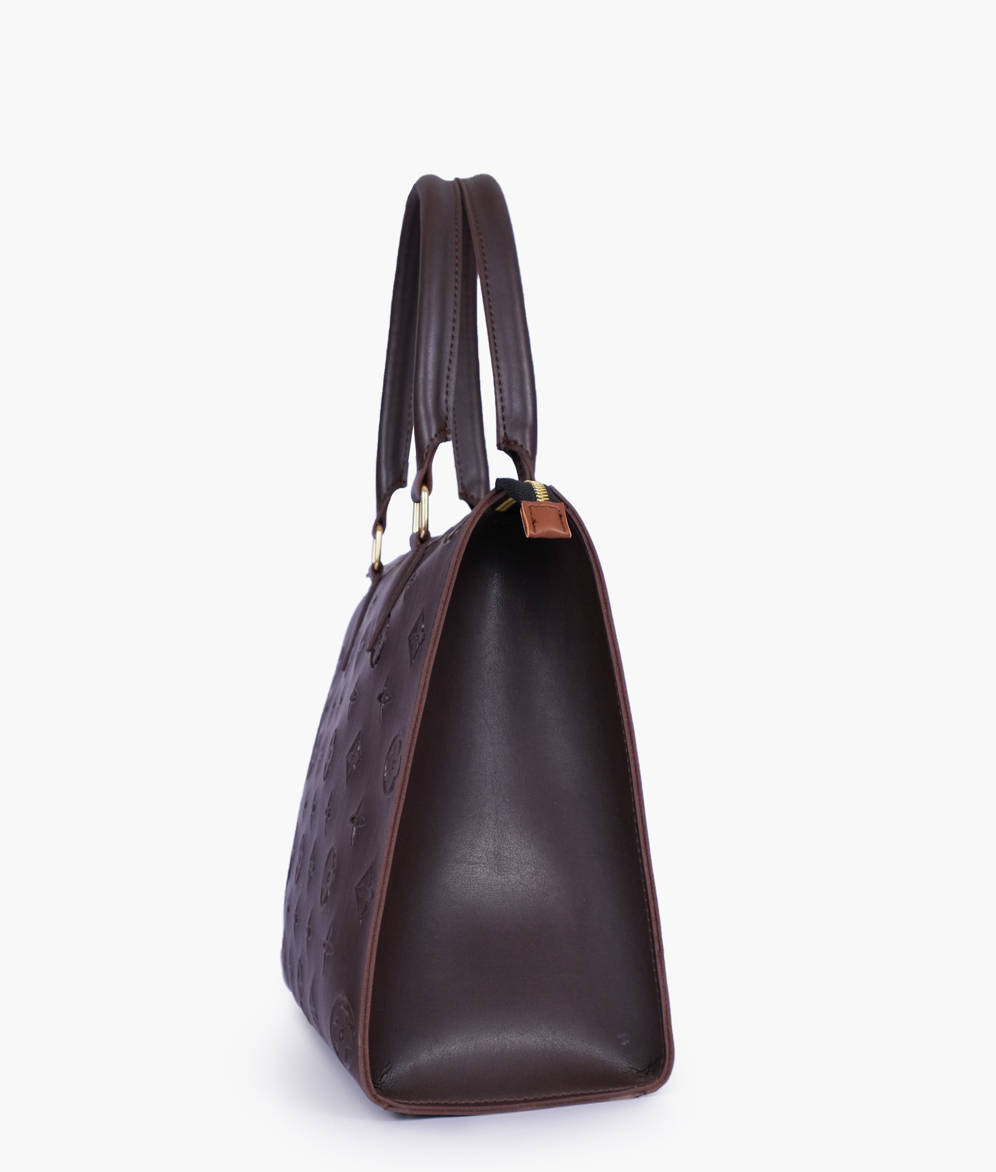 RTW Creation - Dark brown on-the-go handbag