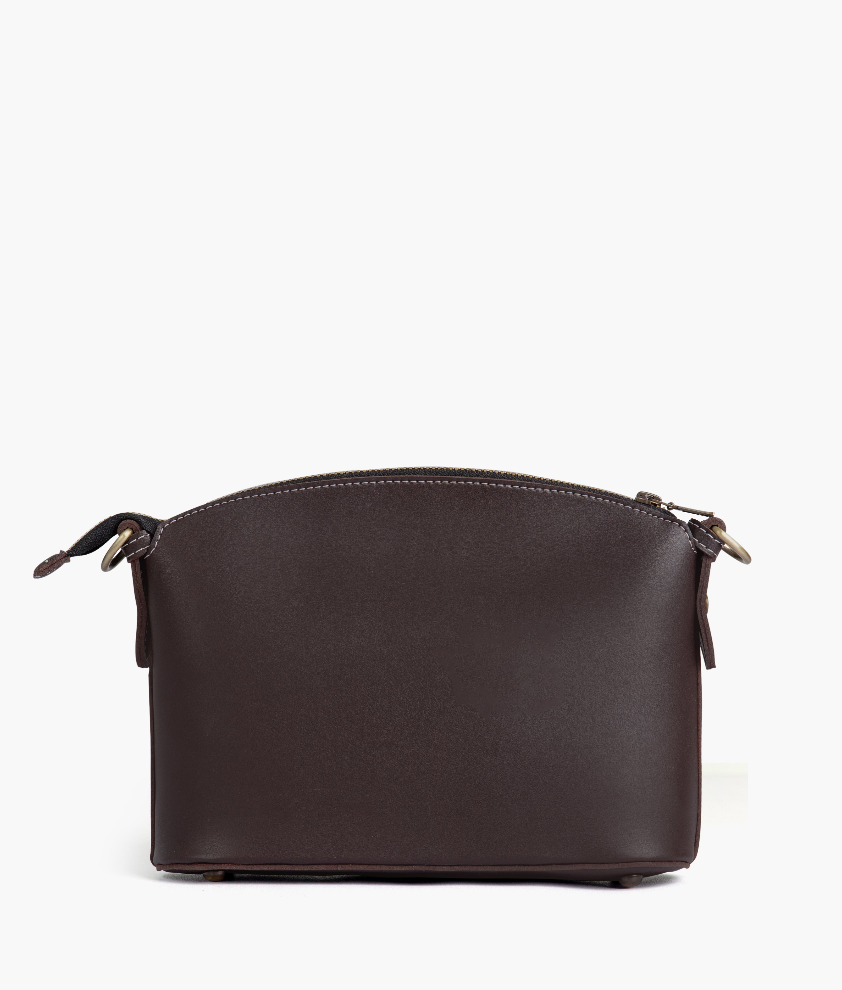 RTW Creation - Dark brown dome cross-body bag