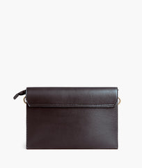 RTW Creation - Dark brown envelope shoulder bag